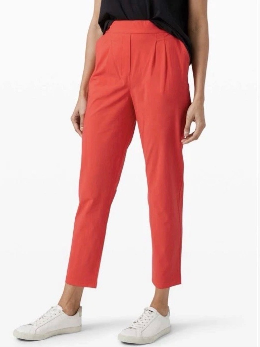 NEW Lululemon Women’s Your True Trouser High Rise Crop Pant Carnation Red Size 6